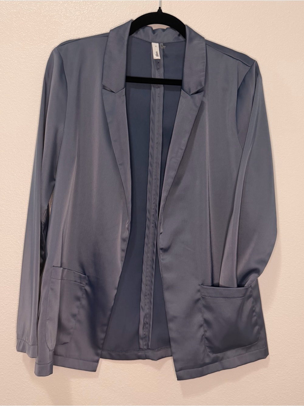 Women's Slate Blue Long-Sleeve Blouse